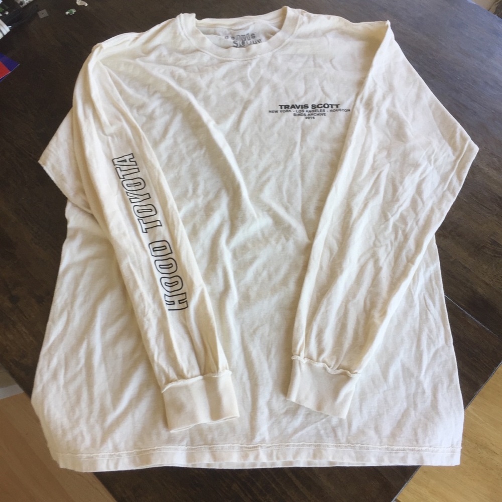 Travis Scott limited release long sleeve t-shirt